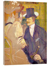 Tableau en bois L'Anglais au Moulin-Rouge, 1892