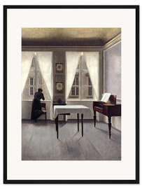 Gerahmter Kunstdruck Interieur, Strandgade 30, 1901