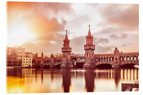 Acrylic print Oberbaumbridge Berlin