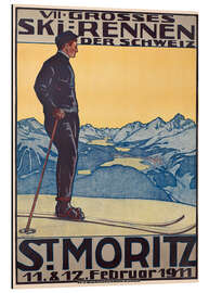 Magnettafel St. Moritz