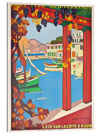 Gallery print Summer on the French Riviera (French)