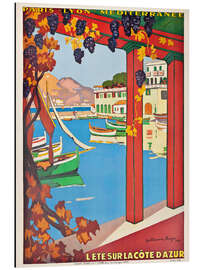 Magnettafel Sommer an der französischen Riviera (Französisch)