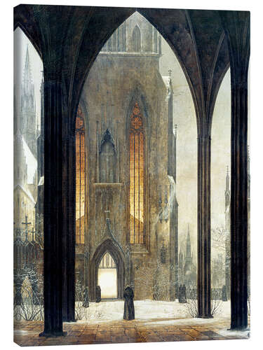 Canvas print Cathedral in Winter