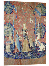 Foam board print The Lady with the Unicorn: Allegory of the smell