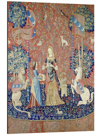 Magnettafel Die Dame with the Einhorn: Allegorie des Duftes