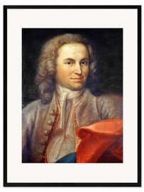 Plakat artystyczny premium w ramie Johann Sebastian Bach