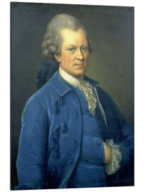 Aluminium print Bildnis Gotthold Ephraim Lessing.