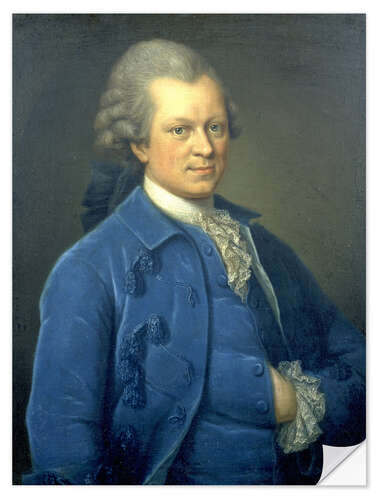 Vinilo para la pared Bildnis Gotthold Ephraim Lessing.