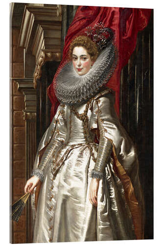 Tableau en verre acrylique Portrait de Brigida Spinola Doria
