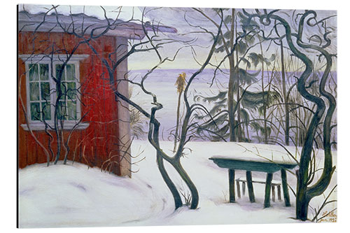 Aluminium print Winter in Hvalsbakken. 1926.