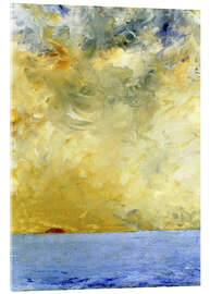 Acrylic print Sunset - August Johan Strindberg