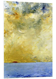 Hartschaumbild Sonnenuntergang