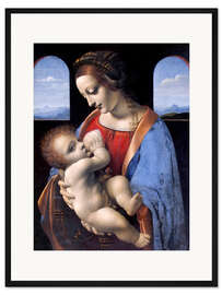 Gerahmter Kunstdruck Madonna Litta