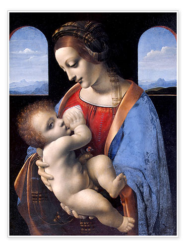 Plakat Matka Boża Karmiąca