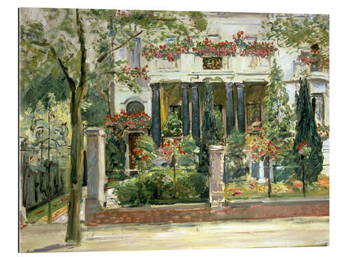 Tableau en plexi-alu Front garden of the Steinbart villa in Berlin, 1911