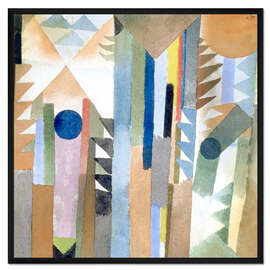 Gerahmter Kunstdruck Der Wald, der aus dem Samenkorn entstand