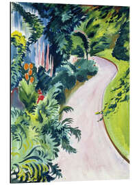 Magnettafel Gartenweg