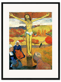 Innrammet kunsttrykk The Yellow Christ