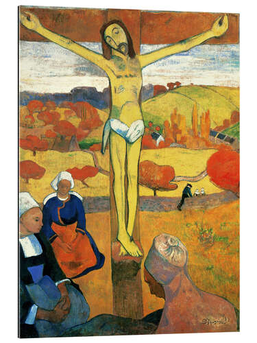 Tableau en plexi-alu Le Christ Jaune