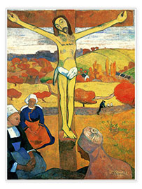 Wall print  The Yellow Christ - Paul Gauguin