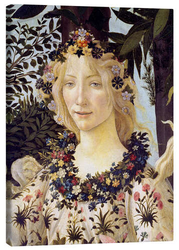 Canvas print The spring, the head of the Flora