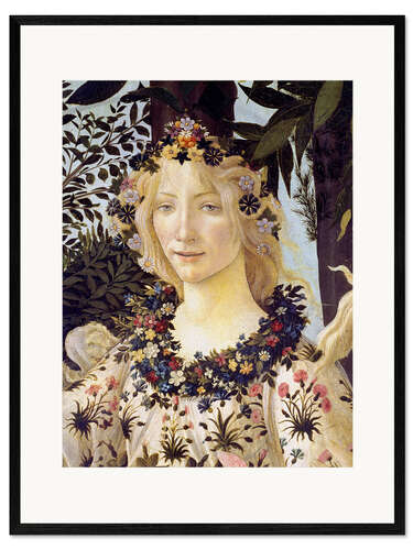 Ingelijste kunstdruk The spring, the head of the Flora
