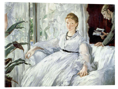 Akrylbilde Madame Manet and her son Léon