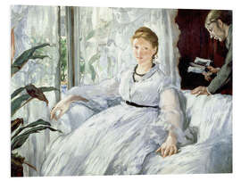 Foam board print Madame Manet and her son Léon