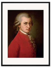 Gerahmter Kunstdruck Wolfgang Amadeus Mozart, 1819