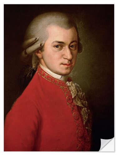 Sticker mural Wolfgang Amadeus Mozart, 1819