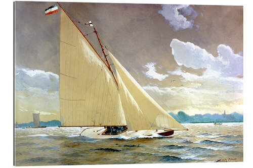 Stampa su plexi-alluminio The sailing boat Henny III.