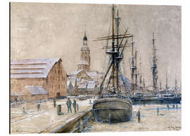 Magnettafel Winterlager der Segler in Wolgast