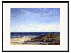 Ingelijste kunstdruk Blue sea - blue sky