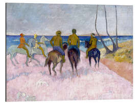 Magnettafel Reiter am Strand (I)