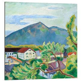 Magnettafel Frühlingslandschaft in Tegernsee