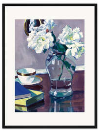 Gerahmter Kunstdruck Rosen. Späte 1920er-Jahre