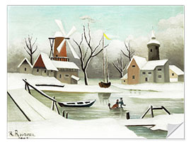 Wall sticker Winter Landscape