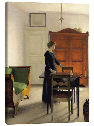 Canvas print Ida in an Interior