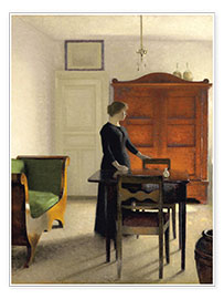 Print  Ida in an Interior - Vilhelm Hammershøi