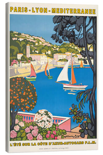 Leinwandbild Sommer an der Côte d'Azur, 1926