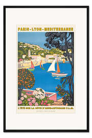 Gerahmter Kunstdruck Sommer an der Côte d'Azur, 1926