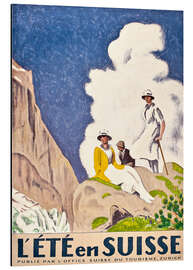 Magnettafel L'ete en Suisse. Ein Poster des Schweizer Fremdenverkehrsamts. 1921.