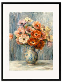 Framed art print Bouquet in ceramic jug