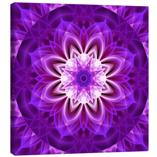 Canvas print Mandala women power