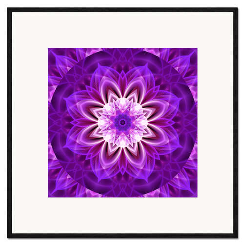 Framed art print Mandala women power