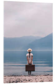 Tableau en verre acrylique The Traveller - Joana Kruse