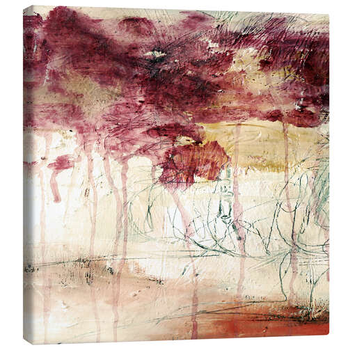 Quadro em tela pink rain