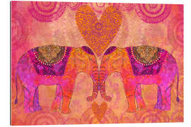 Gallery print Elephants in Love