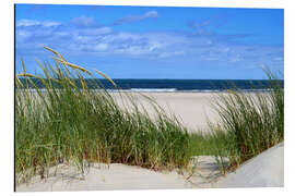 Magnettafel Dünenblick auf das Meer