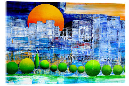 Quadro em acrílico New York, Skyline Manhattan, abstract